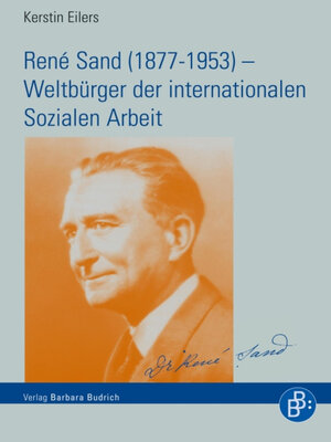 cover image of René Sand (1877-1953) – Weltbürger der internationalen Sozialen Arbeit